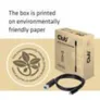 Club 3D USB 3.1 Kabel 1m Typ-C zu Typ-B Gen2 St./St. schwarz