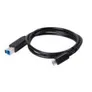Club 3D USB 3.1 Kabel 1m Typ-C zu Typ-B Gen2 St./St. schwarz