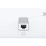 DIGITUS USB 3.0 Gigabit Ethernet Adapter Typ-C zu RJ45 St./Bu. weiß