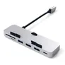 Satechi USB-C Clamp Hub Pro Multi-Port Adapter Silber