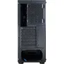 Inter-Tech CXC2 Midi Tower ATX Gaming Gehäuse Seitenfenster, blaue LED