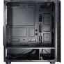 Inter-Tech CXC2 Midi Tower ATX Gaming Gehäuse Seitenfenster, blaue LED