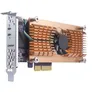 QNAP QM2 Card QM2-2S-220A Dual-M.2-22110/2280-SATA-SSD Erweiterungskarte
