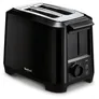 Tefal TT1408 Toaster Uno 2S 800W Schwarz mit Brötchenaufsatz