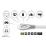 Python HDMI 2.0 Kabel 1,5m Ethernet 4K*2K UHD vergoldet OFC weiß
