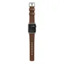 Nomad Strap Modern Leather Connector silber für Apple Watch 42/44mm braun