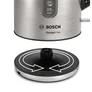 Bosch TWK4P440 Wasserkocher, DesignLine, kabellos 1,7 l, 2.400 W, Edelstahl