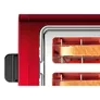 Bosch TAT4P424DE Kompakt Toaster, DesignLine, rot