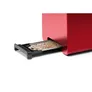 Bosch TAT4P424DE Kompakt Toaster, DesignLine, rot