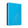 WD My Passport 4 TB 2.5 Zoll USB 3.0 Micro-B (5Gb/​s) Blau externe Festplatte HDD