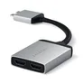 Satechi USB-C Dual HDMI Adapter Silber
