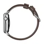 Nomad Strap Modern Leather Brown Connector Silver 38/40 mm