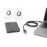 DIGITUS AK-300146-010-S USB Type-C Gen2 Verbindungskabel auf A St./St. 1m