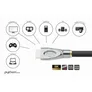 PYTHON Ultra High Speed HDMI 2.1 8K UHD-2/ 4K UHD 3m schwarz