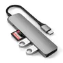 Satechi Type-C USB Passthrough HDMI Hub V2 Space Grau