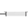 Brennenstuhl Alu Line Steckdosenleiste 10 Zoll H05VV-F3G1,5 für Racks 4-fach 2m
