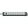 Brennenstuhl Premium-Line Steckdosenleiste 8-fach 5,0m schwarz/grau
