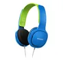 Philips SHK2000BL/00 On Ear Kopfhörer für Kinder - Blau / Grün