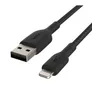 Belkin Lightning Lade/Sync Kabel ummantelt mfi zertifiziert 2m Schwarz