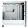 Corsair iCue 4000X RGB weiß Midi Tower ATX Gaming Gehäuse TG Seitenfenster
