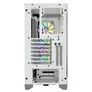 Corsair iCue 4000X RGB weiß Midi Tower ATX Gaming Gehäuse TG Seitenfenster