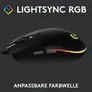 Logitech G203 LIGHTSYNC Kabelgebundene Gaming Maus Schwarz