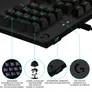 Logitech G512 Lightsync Kabelgebundene Mechanische RGB Gaming Tastatur GX Brown Switches