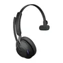 Jabra Evolve 2 65 MS Wireless Bluetooth Mono Headset  schwarz m. Ladestation