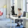 Ergotron LX Dual Monitorarm Tischhalterung erweiterbar auf bis 4 Monitore (weiß)