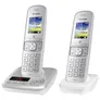 Panasonic KX-TGH722G schnurloses DECT Festnetztelefon AB, 2x Mobilteil silber