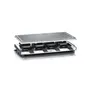 Severin RG 2374 Raclette-Grill mit Naturstein 1.400W Edelstahl gebürstet/schwar