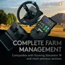 Logitech G SAITEK Farming Simulator Lenkrad Pedale und Seitenkonsole