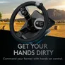 Logitech G SAITEK Farming Simulator Lenkrad Pedale und Seitenkonsole