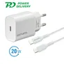 4smarts Schnelllade-Set 20W mit 1.5m USB-C zu USB-C Kabel