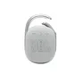 JBL Clip 4 weiß Tragbarer Bluetooth-Lautsprecher wasserdicht nach IP67