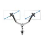 DIGITUS Universal Dual Monitorhalter mit Gasdruckfeder und Klemmbefestigung
