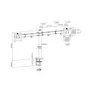 DIGITUS Dual Monitor Klemm-Halterung 15-32" 2x 8 kg (max.) schwarz