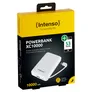 Intenso mobiles Ladegerät Powerbank XC10000 mAh USB Typ A zu Type C weiß