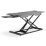 DIGITUS Ergonomischer Schreibtischaufsatz schwarz DA-90380-1