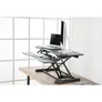 DIGITUS Ergonomischer Schreibtischaufsatz schwarz DA-90380-1