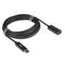 Club 3D USB 3.2 Gen2 Typ A-Verlängerungskabel 10 Gbits St./B. 5 m schwarz