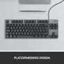 Logitech K835 TKL Kabelgebundene Mechanische Tastatur blue clicky
