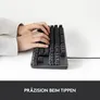 Logitech K835 TKL Kabelgebundene Mechanische Tastatur red linear
