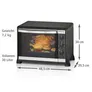 Rommelsbacher BG 1550 Mini Back- und Grillofen 30l