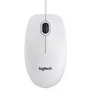 Logitech B100 Kabelgebundene Maus Weiß Bulk