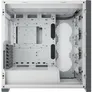 Corsair iCUE 5000X RGB Mid-Tower ATX Gaming Gehäuse weiß TG Seitenfenster