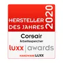 32GB (2x16GB) Corsair Vengeance RGB PRO SL DDR4-3600 RAM CL18 (18-22-22-42) Weiß