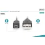 DIGITUS Mini USB 2.0 Anschlusskabel 1,0m Typ A - mini B (5pin) St/St, schwarz