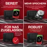 Seagate 4er Set IronWolf NAS HDD ST4000VN006 16TB - 4x4 TB 3,5 Zoll SATA 6 Gbit/s CMR