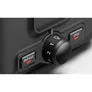 Bosch TAT3P423DE Kompakt Toaster, DesignLine, Edelstahl schwarz